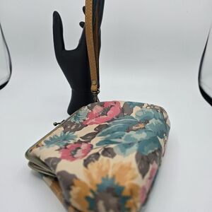 Patricia Nash "First Bloom" Multicolor Floral Wristlet EUC